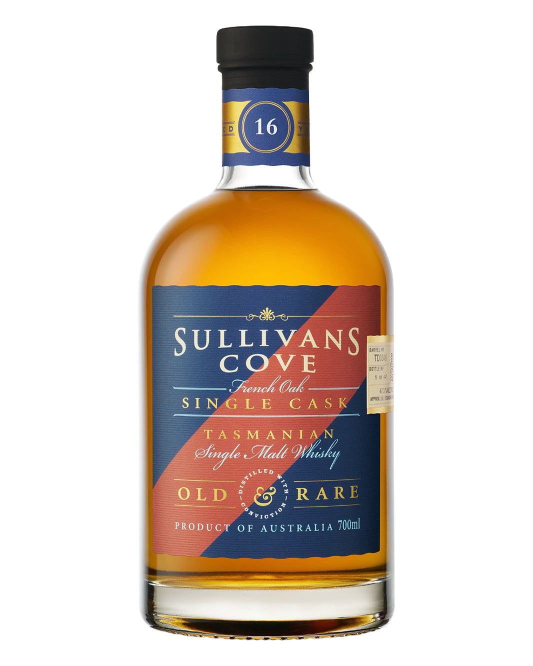 Sullivans Cove 16 Year Old Old & Rare French Oak Second-Fill TD0346 Whisky