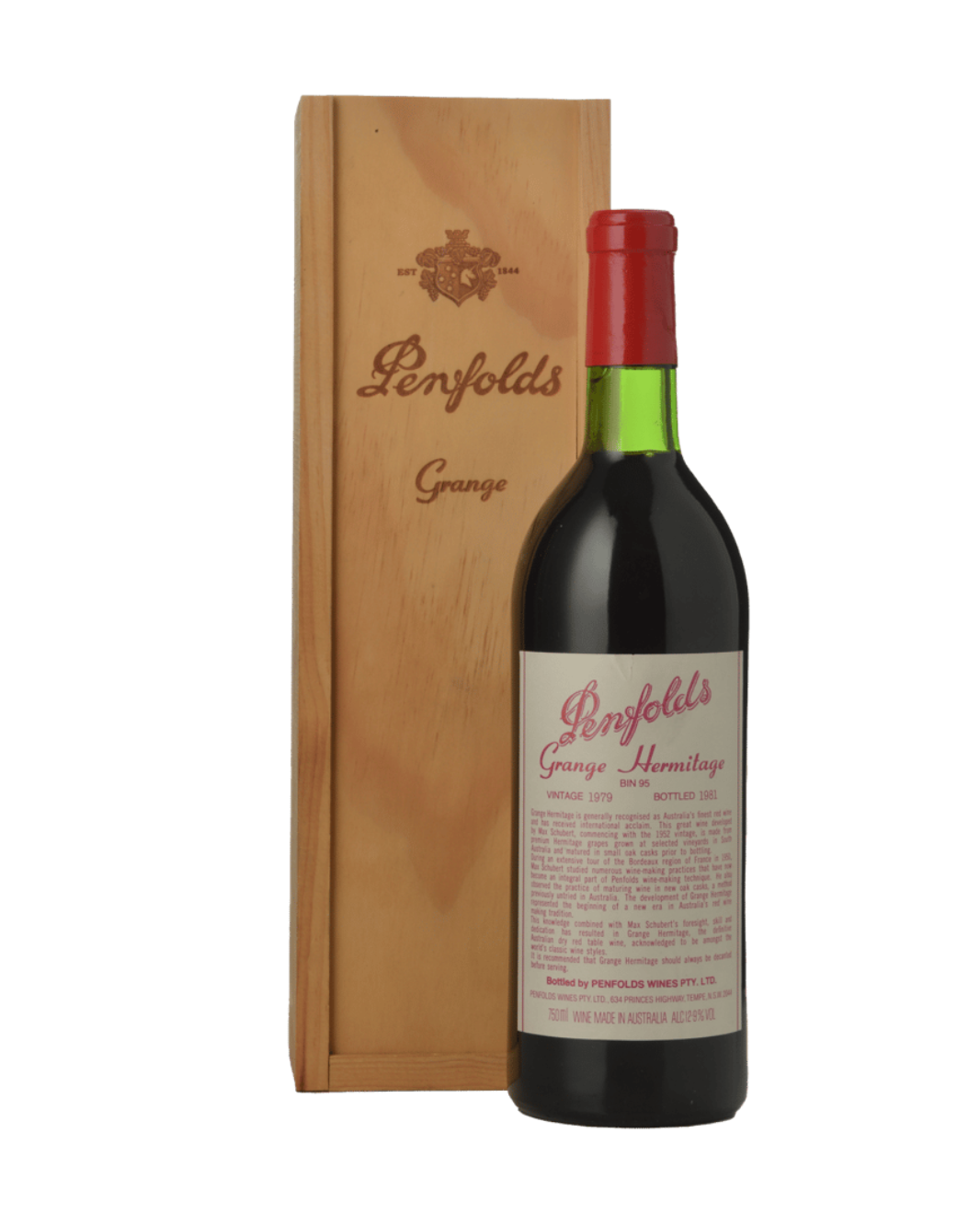 1979 Penfolds Bin 95 Grange Shiraz 750ml