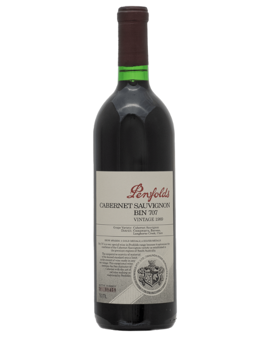 1989 Penfolds Bin 707 Cabernet Sauvignon 750ml