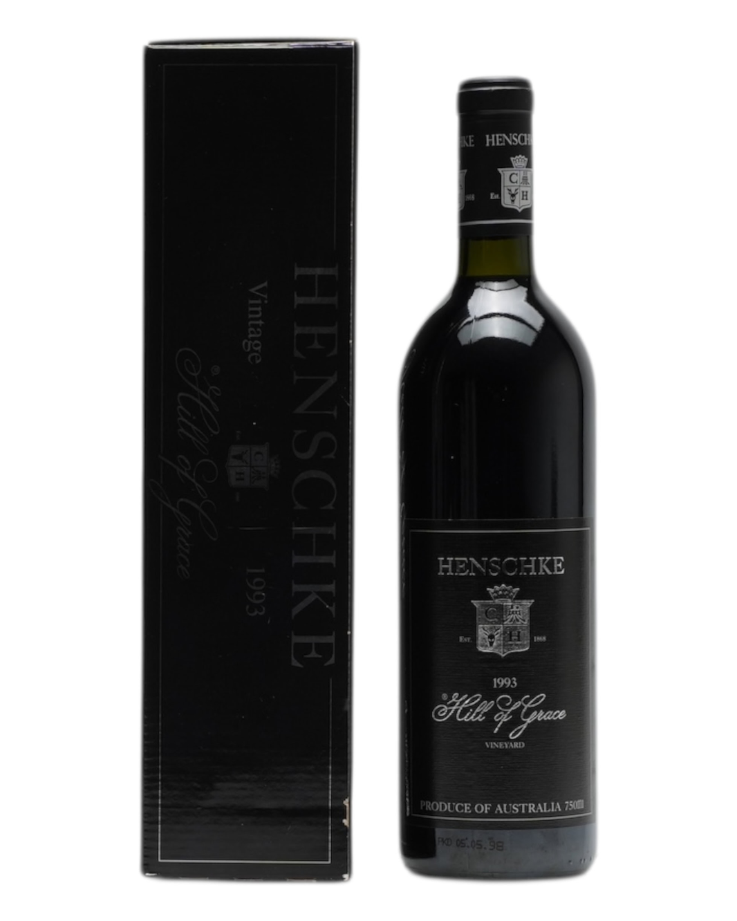 1993 Henschke Hill of Grace Shiraz 750ml Gift Box front