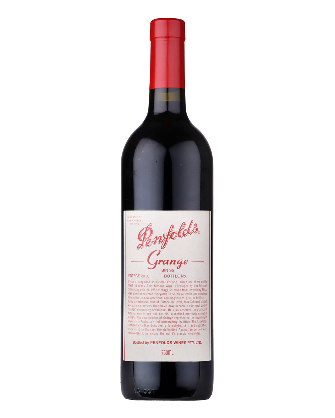 2010 Penfolds Bin 95 Grange Shiraz 750ml