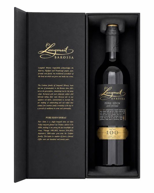 2015 Langmeil Winery 'Pure Eden' Shiraz 750ml Gift Box