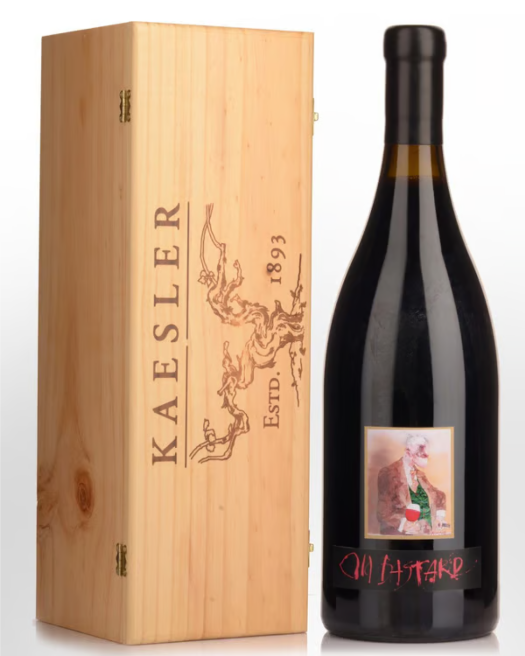 2016 Kaesler Old Bastard Shiraz 3L Double Magnum Wooden Box
