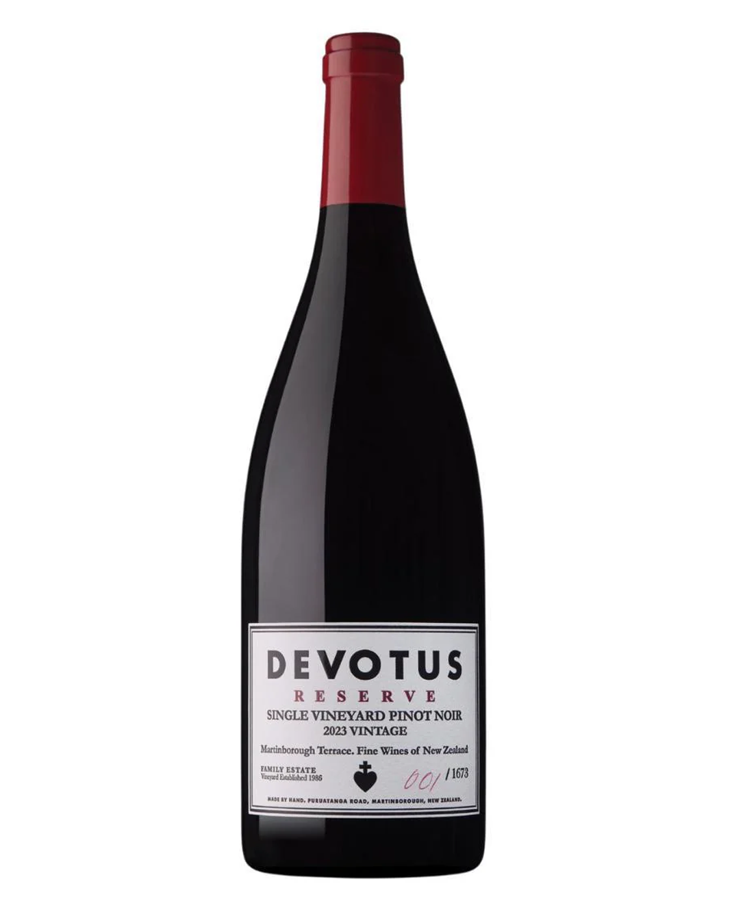 2023 Devotus Reserve Single Vineyard Pinot Noir 750ml