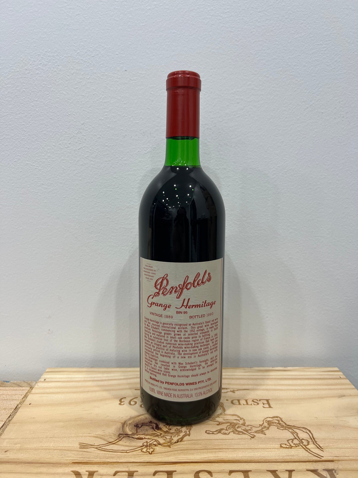 1989 年 Penfolds Bin 95 Grange Shiraz 750 毫升