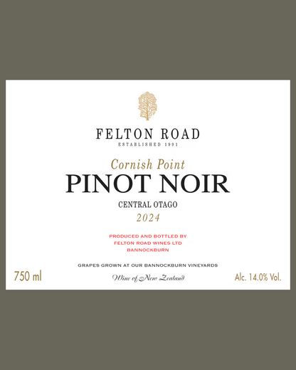 2024 Felton Road Cornish Point Pinot Noir 750ml