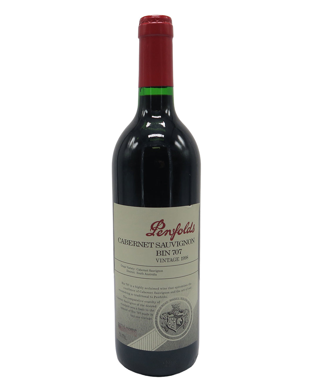 1998 Penfolds Bin 707 Cabernet Sauvignon 750ml
