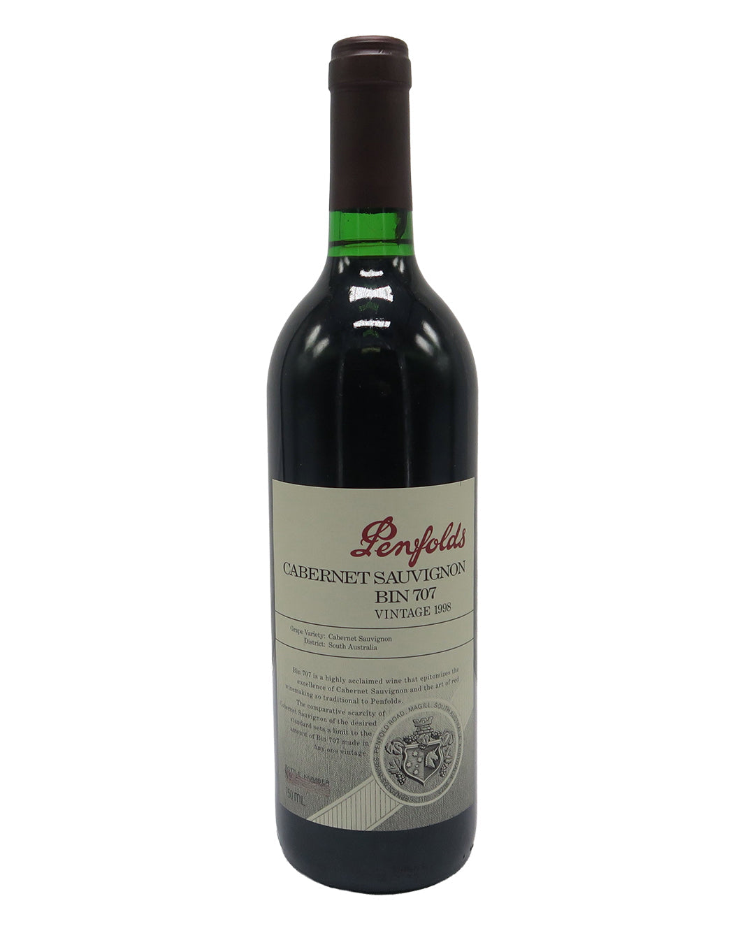 1998 年奔富 Bin 707 赤霞珠 750 毫升