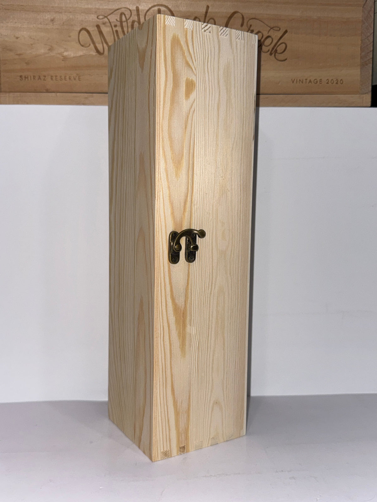 Bar Station Pine Wooden Gift Box 750ml