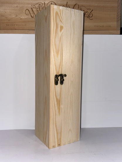 Bar Station Pine Wooden Gift Box 750ml