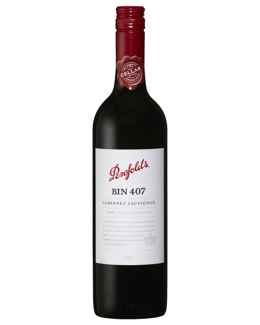 2008 Penfolds Bin 407 Cabernet Sauvignon 750ml