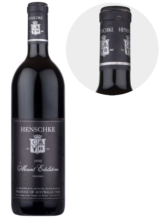 1990 Henschke Mount Edelstone Shiraz 750ml Cellar Scuffed Labels; Cellar Scuffed Capsule
