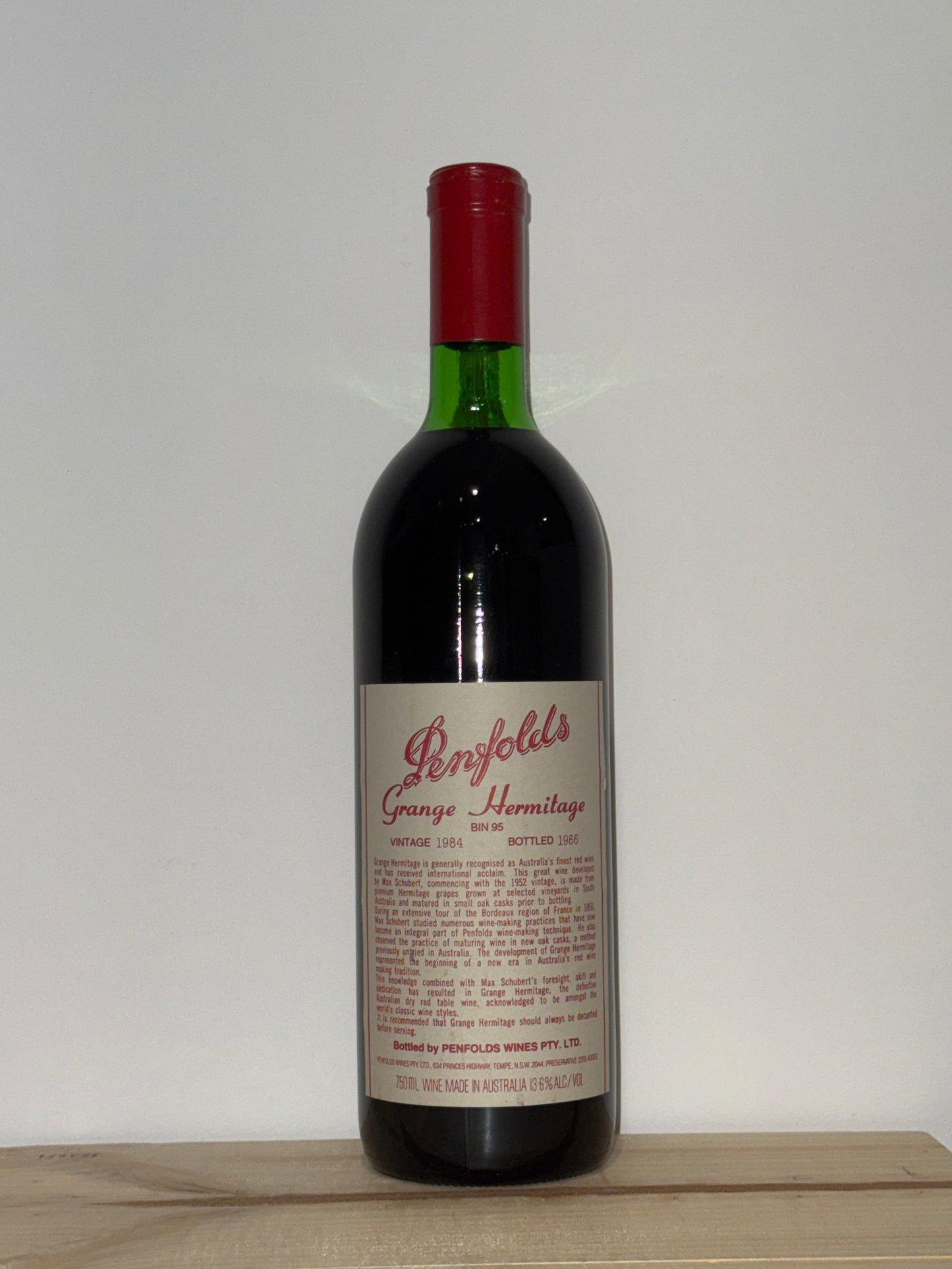 1984 Penfolds Bin 95 Grange Shiraz 750ml