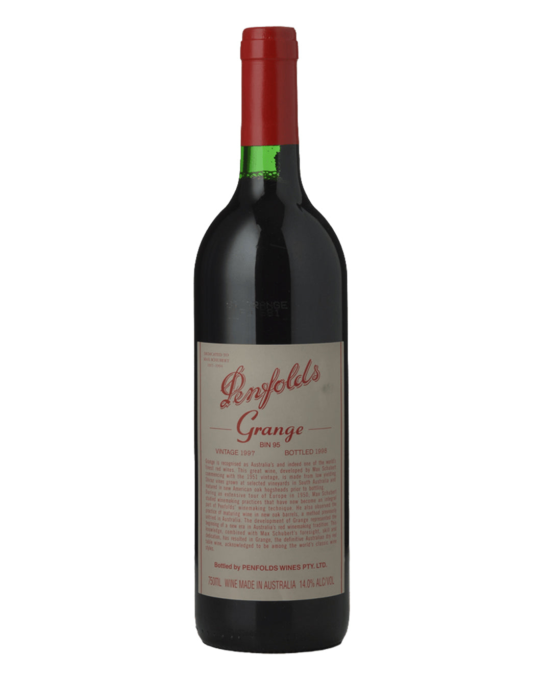 1997 Penfolds Bin 95 Grange Shiraz 750ml Base of Neck
