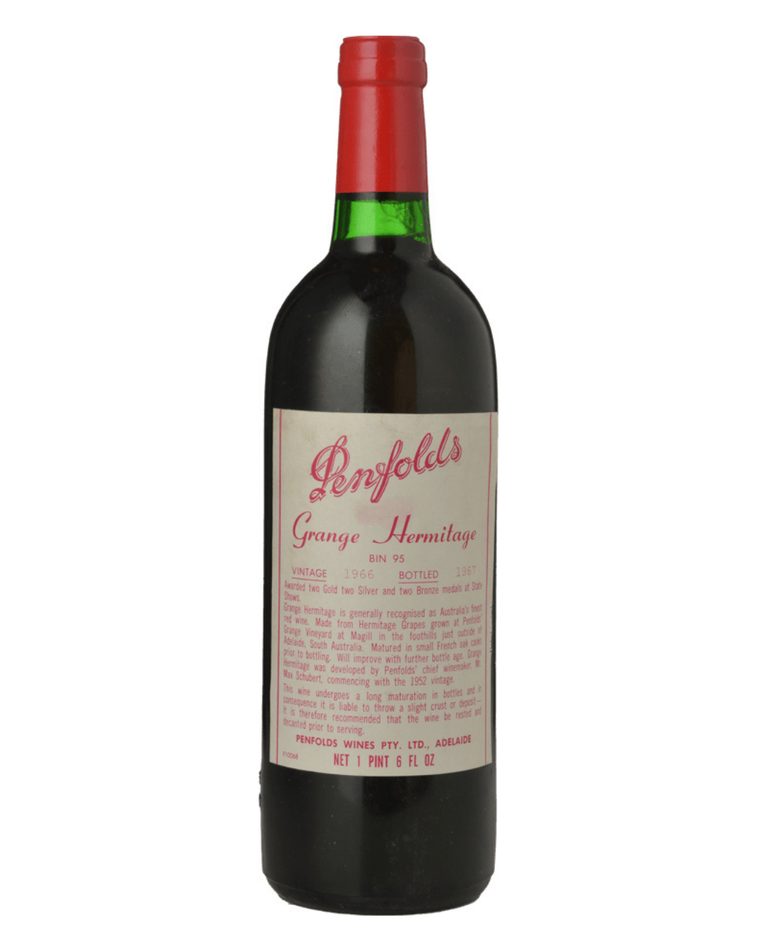 1966 Penfolds Bin 95 Grange Shiraz 750ml - Recorked Clinic 2004