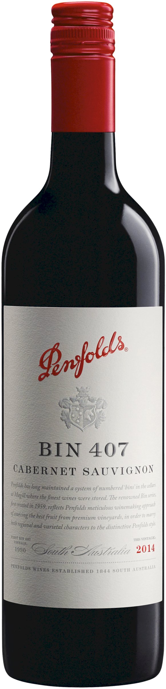 2014 Penfolds Bin 407 Cabernet Sauvignon 750ml