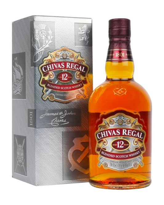 Chivas Regal 12 Year Old Blended Scotch Whisky 1L