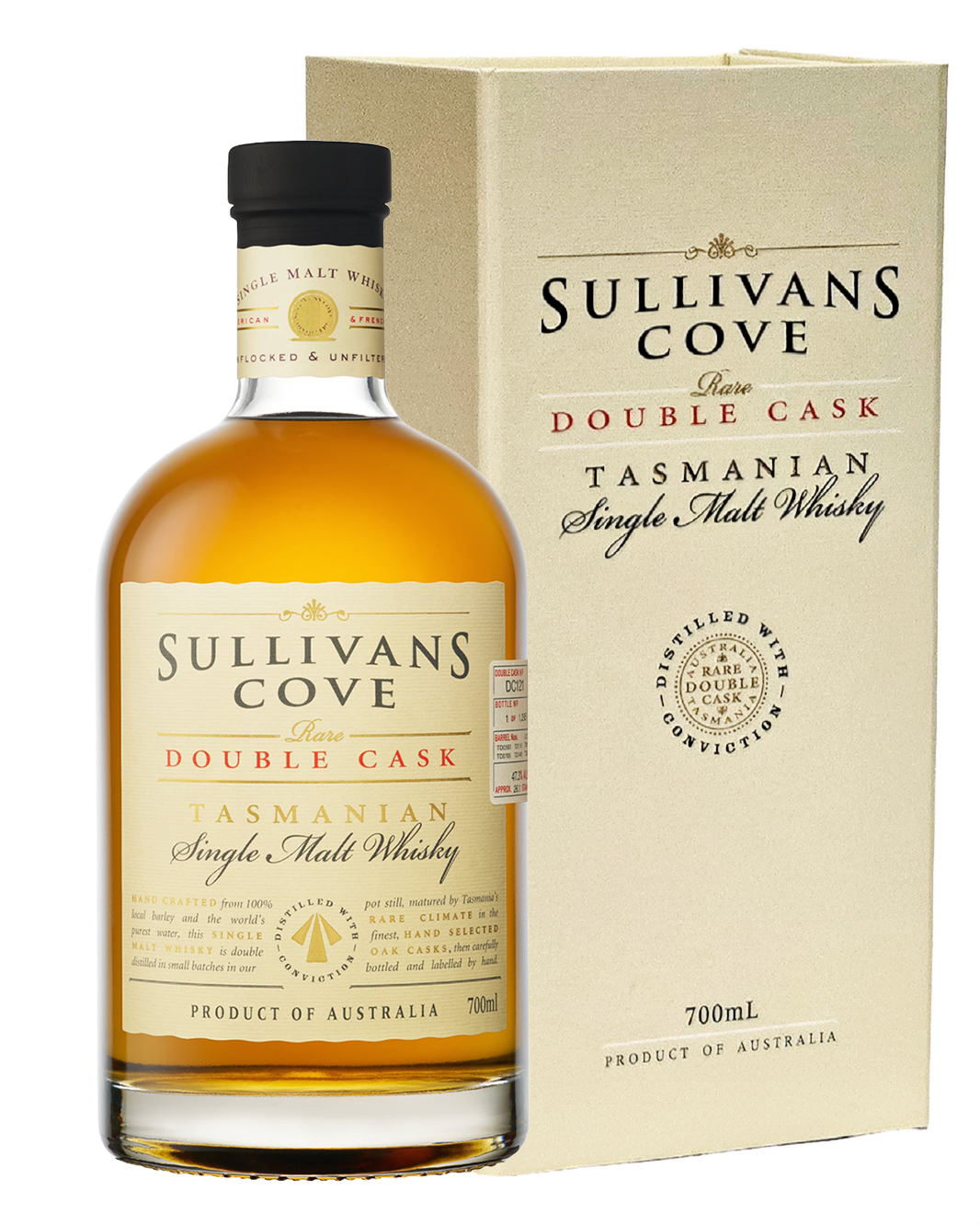 Sullivans Cove Double Cask Barrel DC123 Single Malt Australian Whisky 700ml