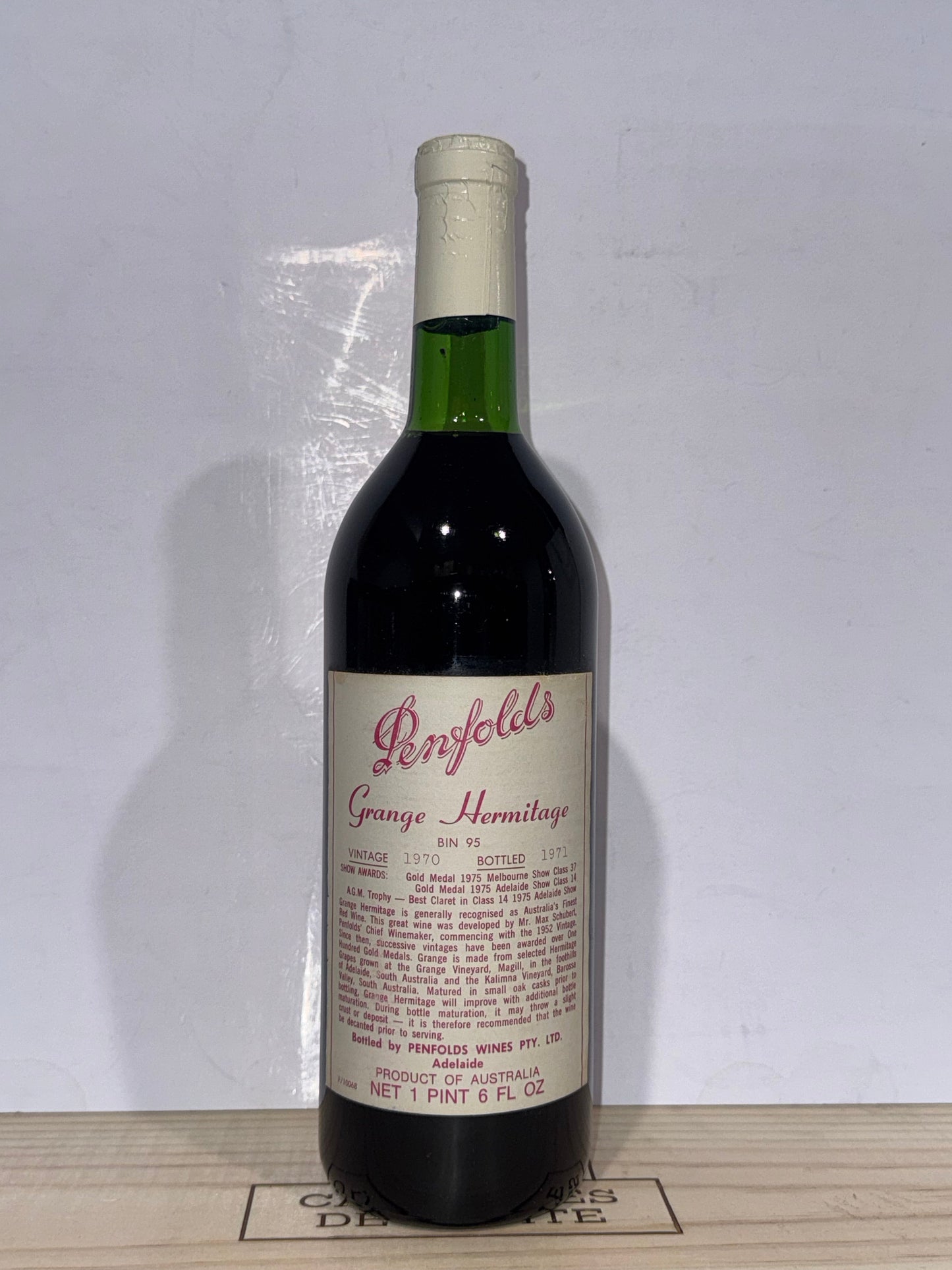 1970 Penfolds Bin 95 Grange Shiraz 750ml