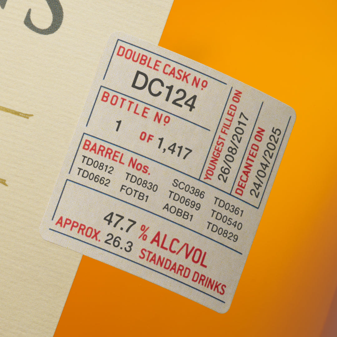 Sullivans Cove Double Cask DC124 Single Malt Whisky 700ml