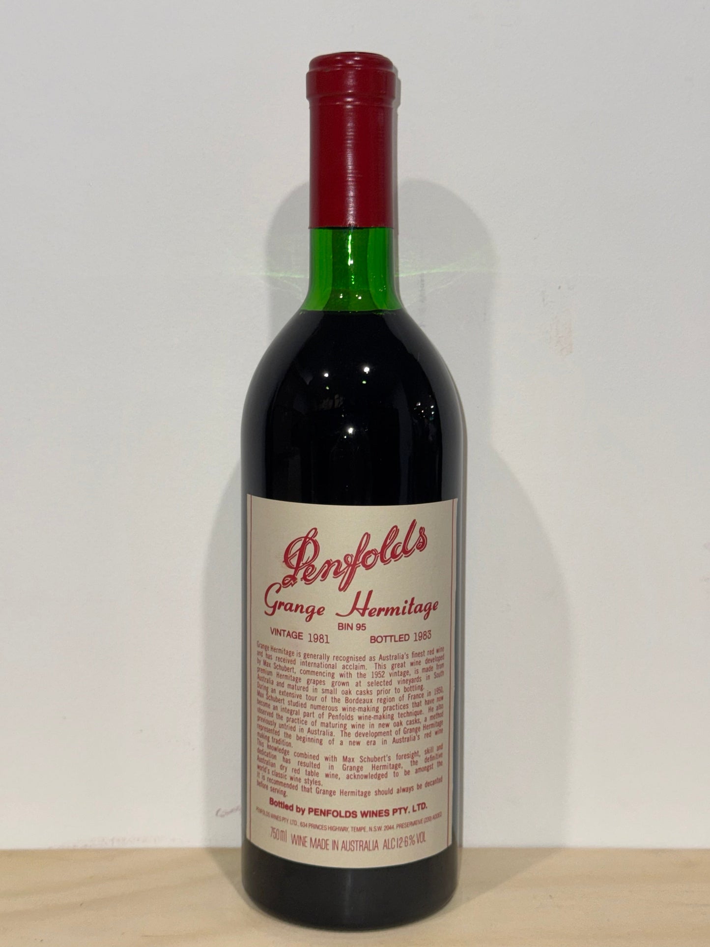 1981 Penfolds Bin 95 Grange Shiraz 750ml