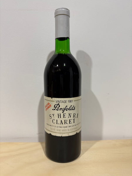 1981 Penfolds St Henri Shiraz 750ml