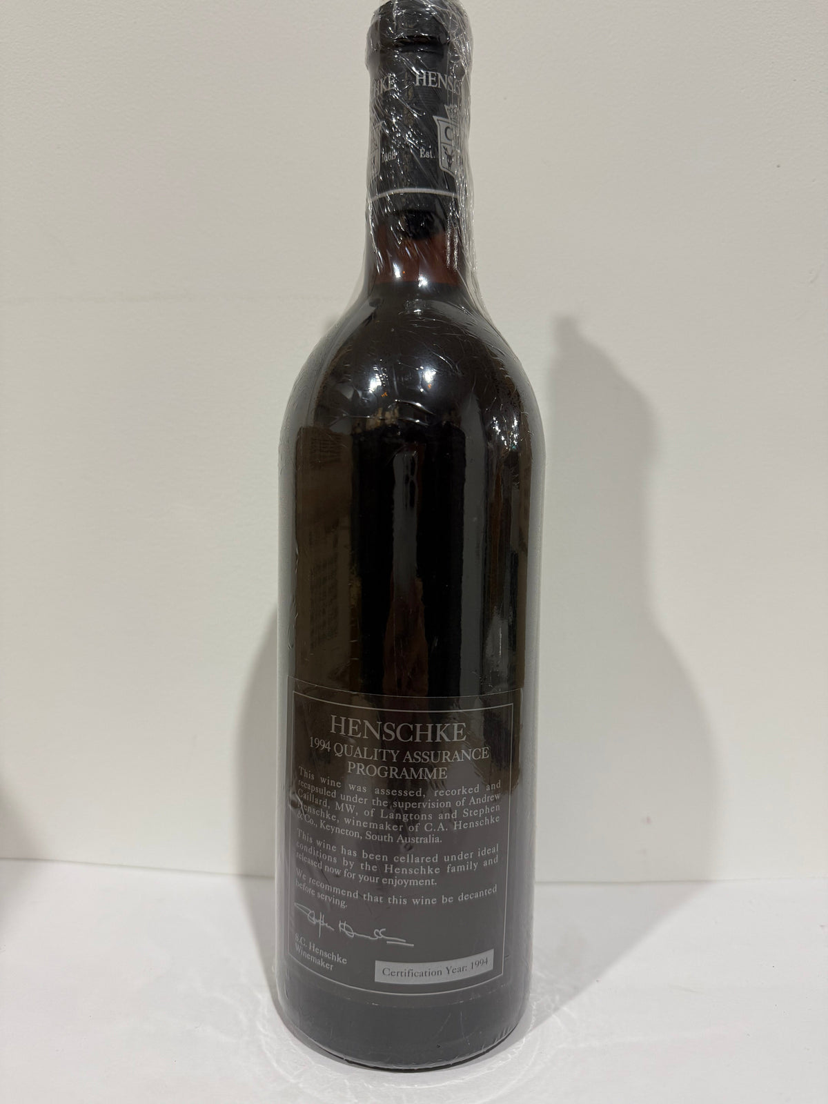 1976 Henschke Hill Of Grace Shiraz 750ml