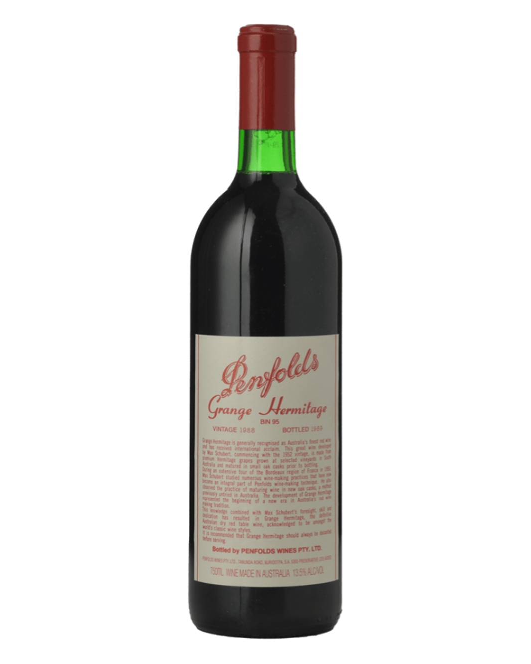 PENFOLDS_Bin_95_Grange_Shiraz_South_Australia_1988_Bottle op2