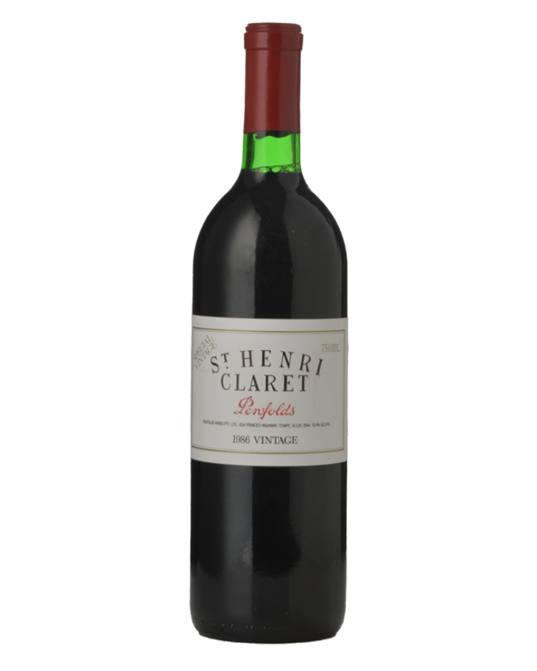 1986 Penfolds St Henri Shiraz 750ml