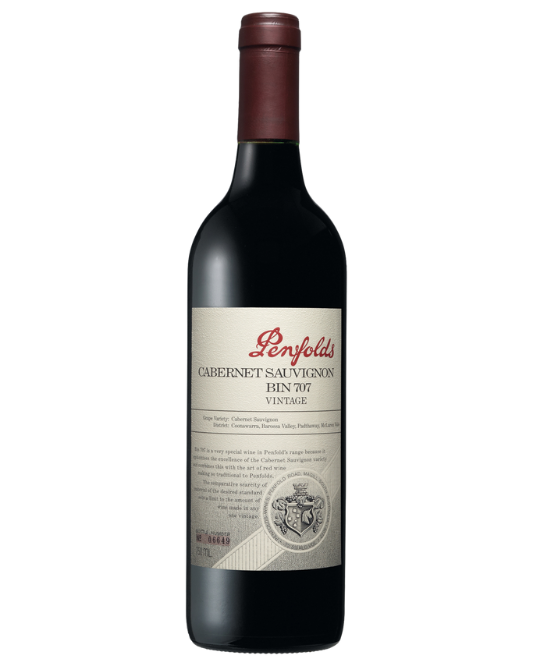 1990 Penfolds Bin 707 Cabernet Sauvignon 750ml