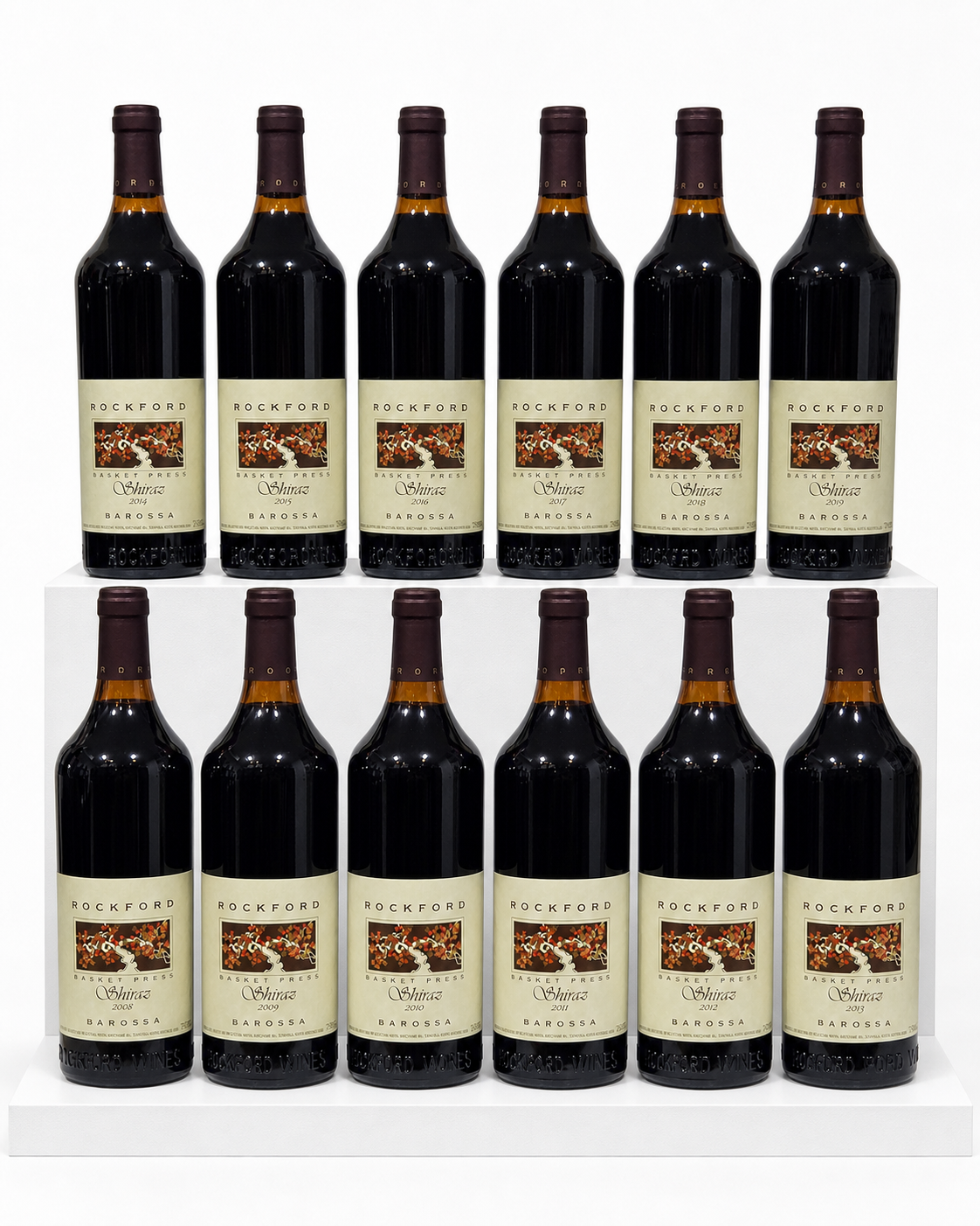 Rockford Basket Press Shiraz Vertical Set 2008–2019 (12 x 750ml)