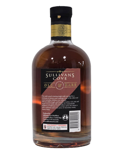 Sullivans Cove Old & Rare 20 Year Old American Oak Single Cask TD0014 Single Malt Whisky 700ml Original Timber Gift Box