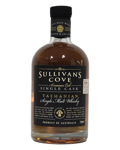 Sullivans Cove American Oak Ex-Bourbon Single Cask TD0985 Single Malt Whisky 700ml Gift Box