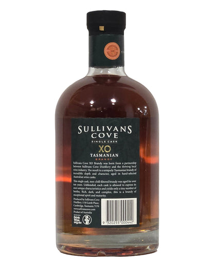 Sullivans Cove XO Single Cask TDB0033 Tasmanian Brandy 700ml Gift Box