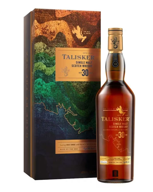 Talisker 30 Year Old Single Malt Scotch Whisky 700ml Gift Box