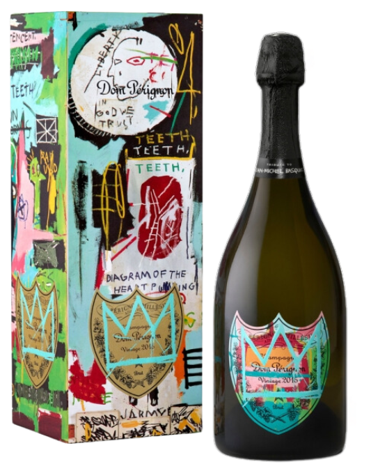 2015 Dom Perignon Jean-Michel Basquiat Tribute Vintage Brut 750ml Gift Box
