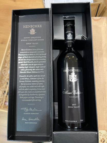 2017 Henschke Mount Edelstone Shiraz 750ml Gift Box